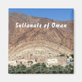 Verlaten dorp Birkat Al Mawz - Oman Magneet (Voorkant)