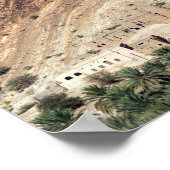 Verlaten dorp Birkat Al Mawz - Oman Poster (Hoek)