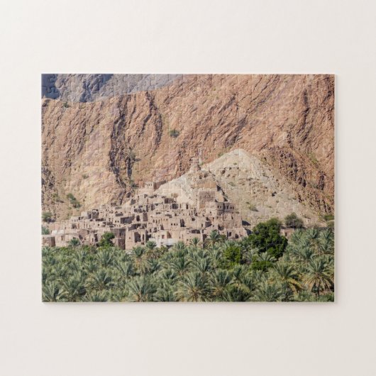 Verlaten dorp Birkat-Al-Mouz - Oman Legpuzzel (Horizontaal)