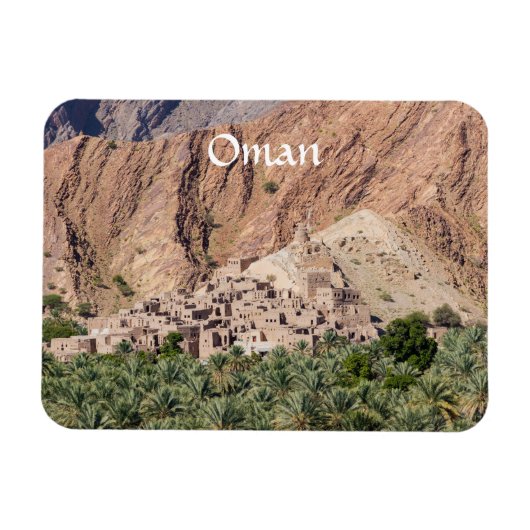 Verlaten dorp Birkat-Al-Mouz - Oman Magneet (Horizontaal)