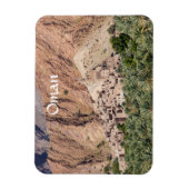 Verlaten dorp Birkat-Al-Mouz - Oman Magneet (Verticaal)