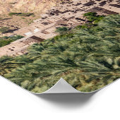 Verlaten dorp Birkat-Al-Mouz - Oman Poster (Hoek)