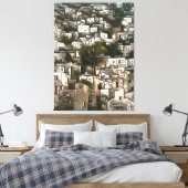 Verlaten dorp van het Kayakoy Fethiye-landschapsku Canvas Afdruk (Insitu (Slaapkamer))