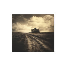 Verlaten echo's rustieke  ingetogen effect