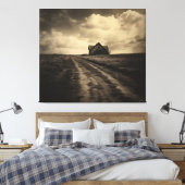 Verlaten echo's rustieke  ingetogen effect canvas afdruk (Insitu (Slaapkamer))