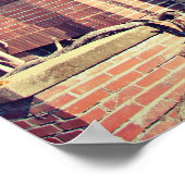 Verlaten en gebroken poster (Hoek)