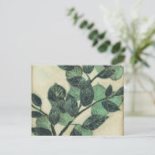 Verlaten en vertakkingen op de achtergrond van Cre Briefkaart (Staand voorkant)