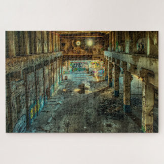 verlaten fabriekspuzzel legpuzzel