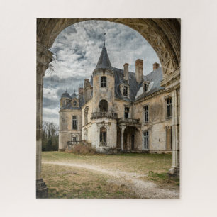 Verlaten fantasie Frans Chateau in Ruïnes Legpuzzel