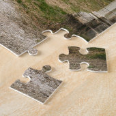 Verlaten fantasie Frans Chateau in Ruïnes Legpuzzel (Zijkant)