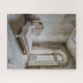 Verlaten Fantasie Frans Chateau Slaapkamer Legpuzzel (Horizontaal)