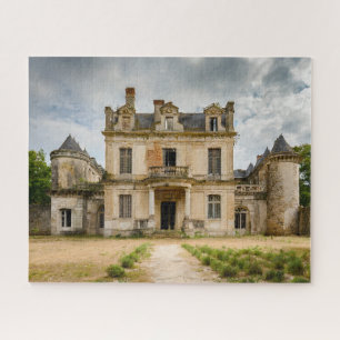 Verlaten Fantasy Chateau Voorgevel Legpuzzel