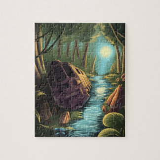 Verlaten frain legpuzzel