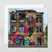 Verlaten gebouw Abstracte AI Art (Voorkant / Achterkant)