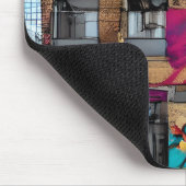 Verlaten gebouw Abstracte AI Art Muismat (Hoek)