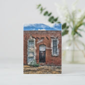 Verlaten gebouw briefkaart (Staand voorkant)