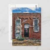 Verlaten gebouw briefkaart (Voorkant / Achterkant)