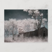 Verlaten gebouw briefkaart (Voorkant)