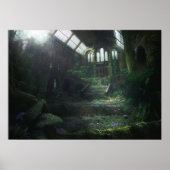 Verlaten gebouw poster (Voorkant)