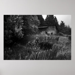 Verlaten gebouw poster