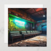 Verlaten gebouw stedelijk verval (Voorkant / Achterkant)