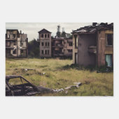 Verlaten gebouwen na Apocalypse Inpakpapier Vel (Voorkant 2)