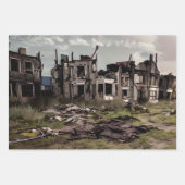 Verlaten gebouwen na Apocalypse Inpakpapier Vel (Voorkant)