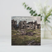 Verlaten gebouwen na Apocalypse Kaart (Staand voorkant)