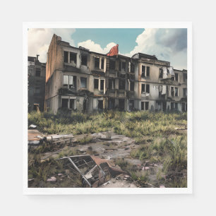 Verlaten gebouwen   Post-apocalyptische verwoestin Servet