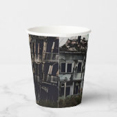Verlaten gebouwen | Vernietiging na apocalyps Papieren Bekers (Rechts)