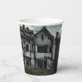 Verlaten gebouwen | Vernietiging na apocalyps Papieren Bekers (Voorkant)