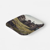 Verlaten gebouwen | Vernietiging na apocalyps Papieren Bordje (Gebogen)