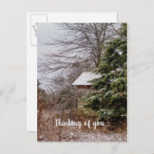 Verlaten, gekleurd denken aan je Briefkaart (Voorkant / Achterkant)