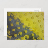 Verlaten Gele Lollipopmetro Briefkaart (Voorkant / Achterkant)