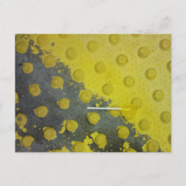 Verlaten Gele Lollipopmetro Briefkaart