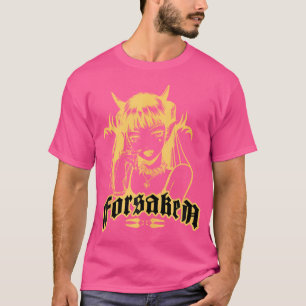 Verlaten gotische anime art girl esthetische Punk  T-shirt