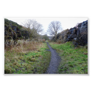Verlaten Halifax High Level Railway Foto Afdruk