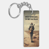 Verlaten Harmonie. De muziek zal volgen Sleutelhanger (Voorkant Links)