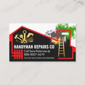Verlaten Home Handyman Service Visitekaartje