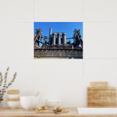 Verlaten hoogoven poster (Keuken)