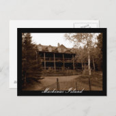Verlaten Hotel Mackinac Island Briefkaart (Voorkant / Achterkant)
