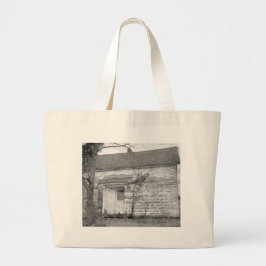 Verlaten House Bird Music Edit Grote Tote Bag