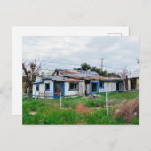 Verlaten huis briefkaart (Voorkant / Achterkant)