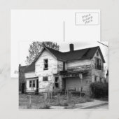 Verlaten Huis Briefkaart (Voorkant / Achterkant)