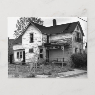 Verlaten Huis Briefkaart