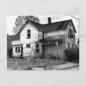 Verlaten Huis Briefkaart (Voorkant)
