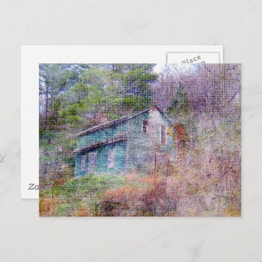 Verlaten huis briefkaart (Voorkant / Achterkant)