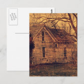 Verlaten huis briefkaart (Voorkant / Achterkant)