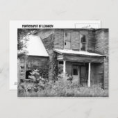 Verlaten Huis Briefkaart (Voorkant / Achterkant)