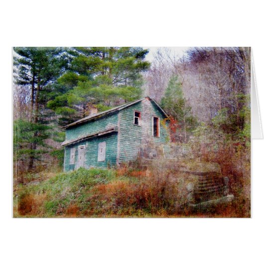 Verlaten Huis en Truck Digital Art (Voorkant Horizontaal)